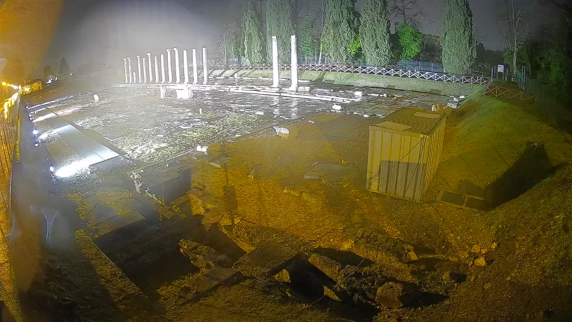 Webcam Foro Romano di Aquileia – Live View of the Ancient Roman Forum