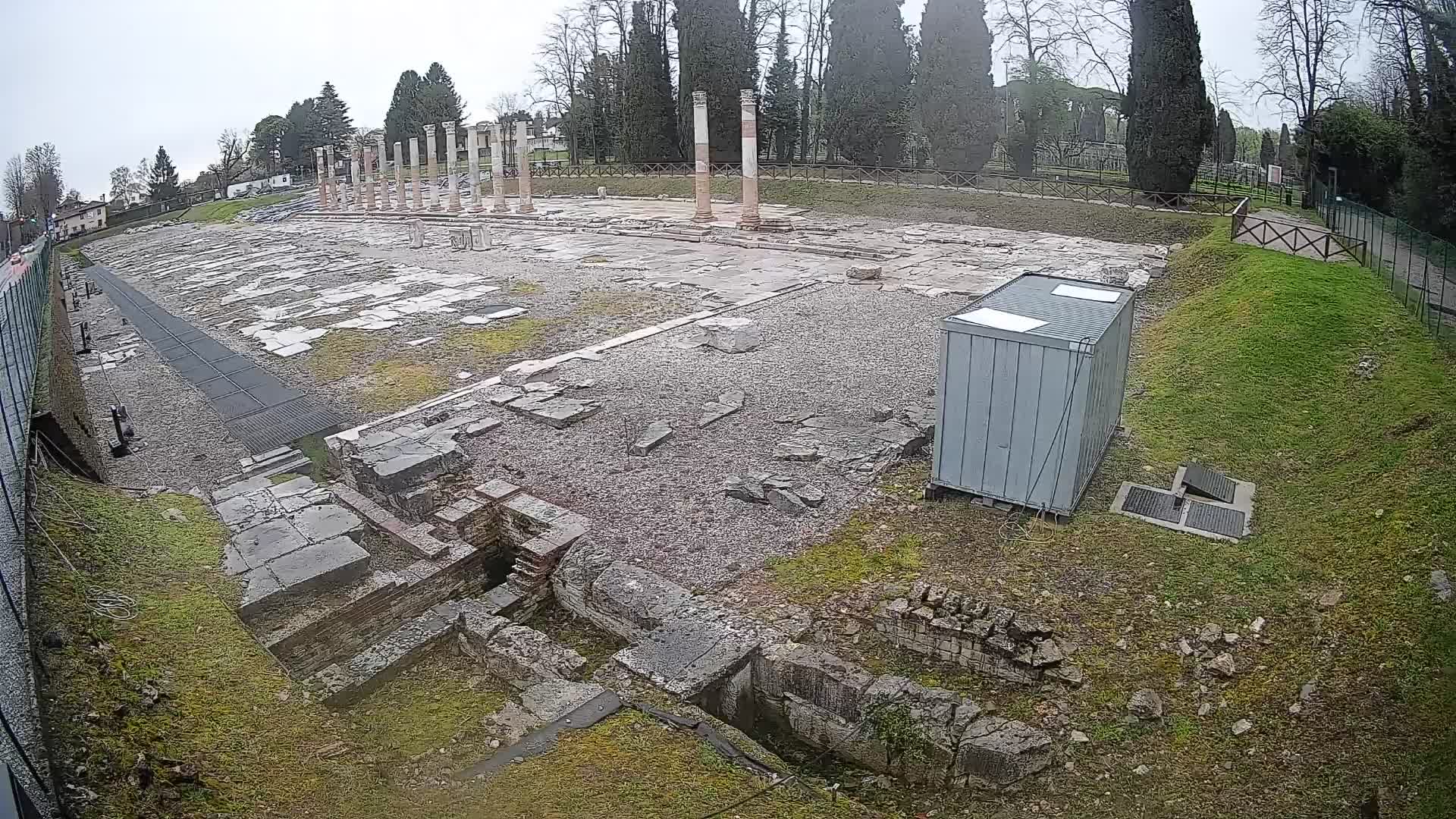Webcam Foro Romano de Aquileia – Vista en vivo del Foro Romano