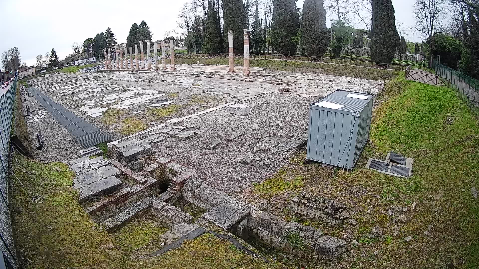 Webcam Foro Romano de Aquileia – Vista en vivo del Foro Romano