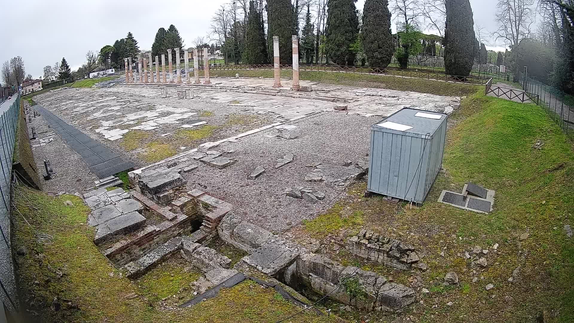 Webcam Foro Romano di Aquileia – Vista live sull’antico Foro
