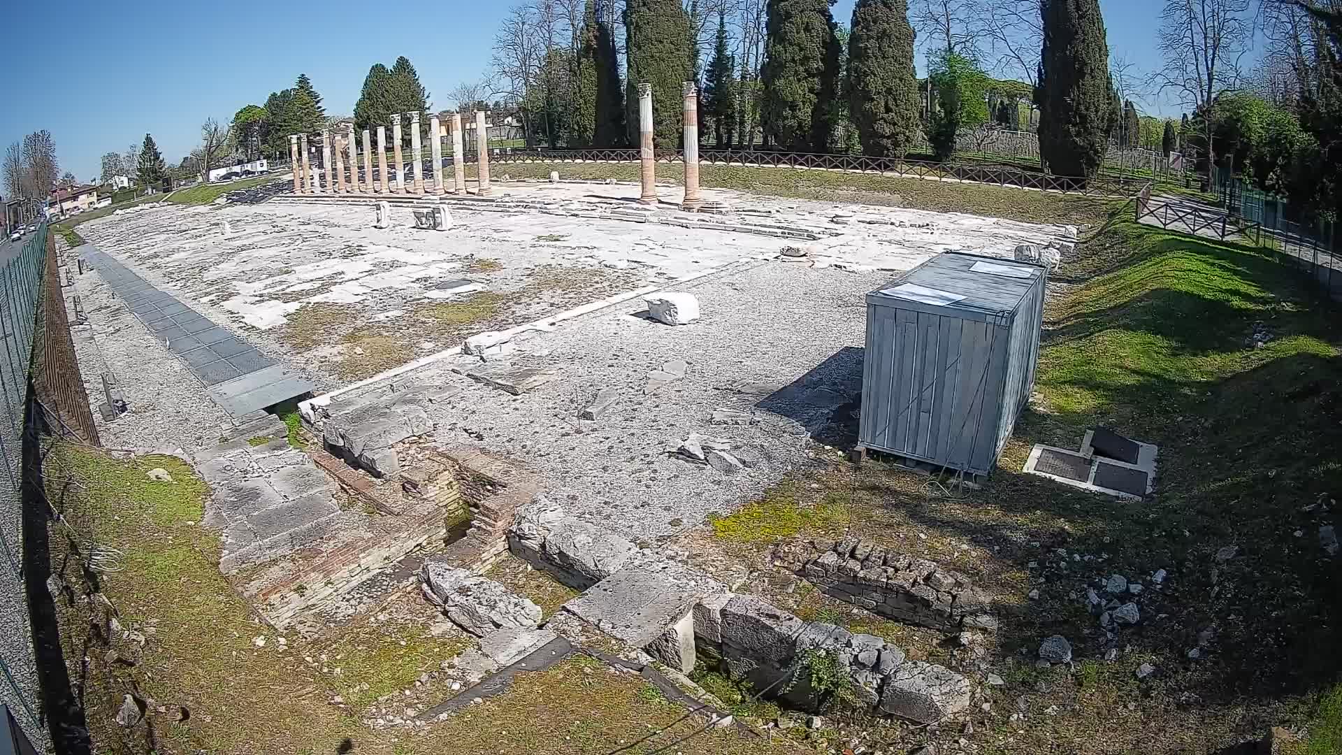 Webcam Forum Romanum von Aquileia – Liveblick auf das antike Zentrum