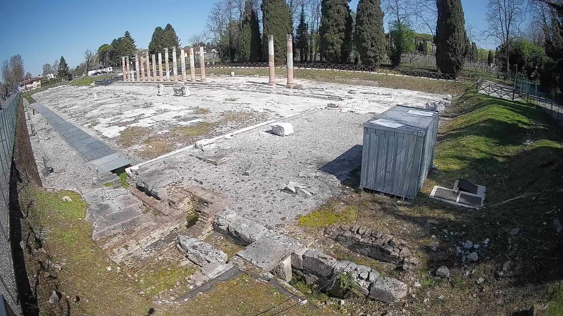 Webcam Foro Romano di Aquileia – Live View of the Ancient Roman Forum
