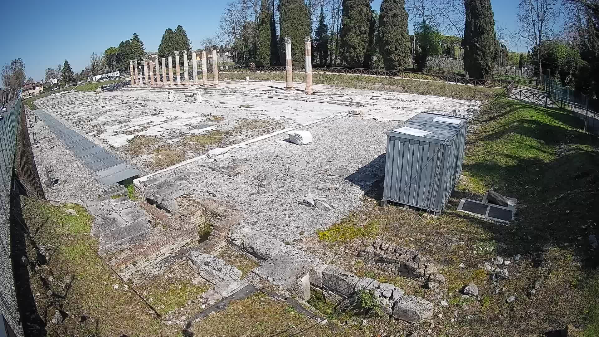 Webcam Foro Romano di Aquileia – Live View of the Ancient Roman Forum