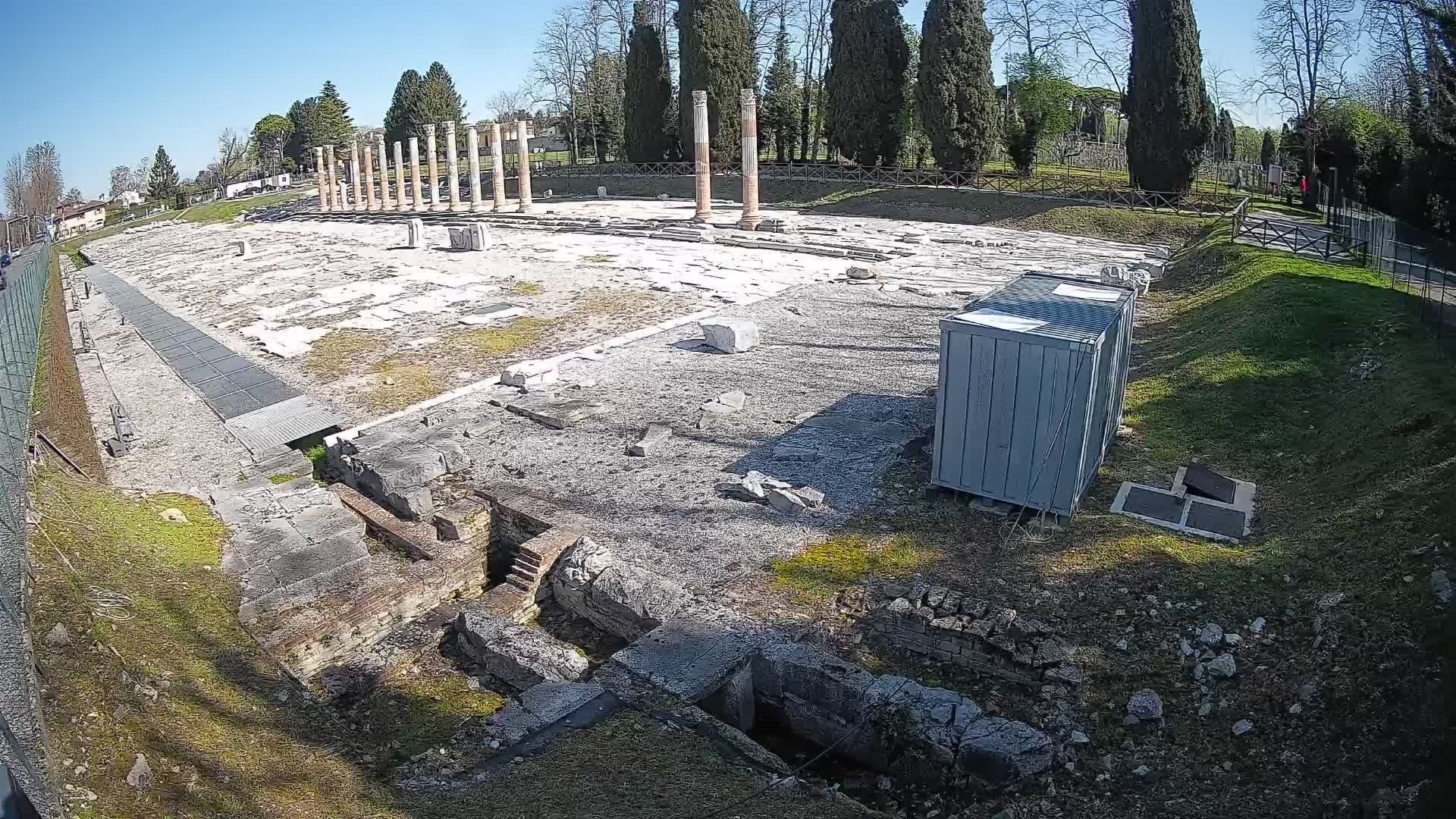 Webcam Forum Romanum von Aquileia – Liveblick auf das antike Zentrum