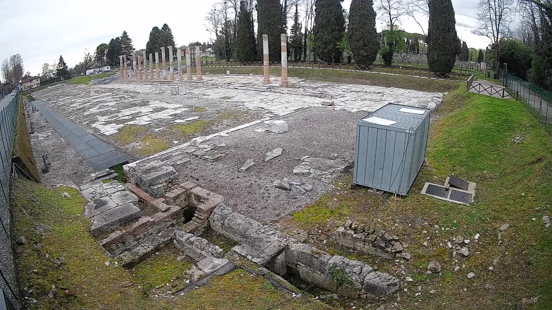 Webcam du Forum Romain d’Aquilée – Vue en direct du site antique