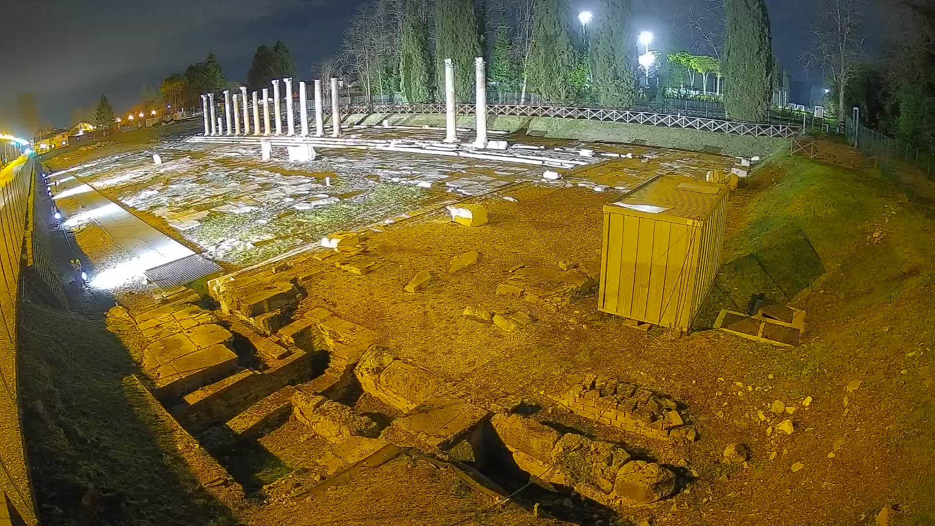 Webcam Foro Romano di Aquileia – Live View of the Ancient Roman Forum