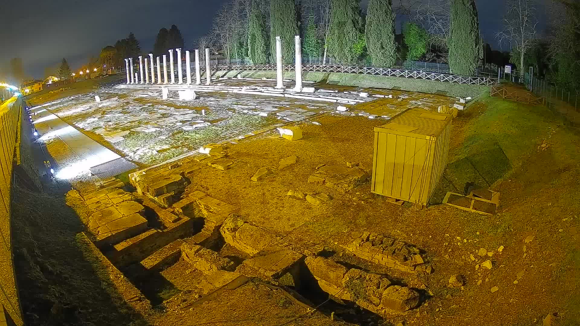 Webcam Forum Romanum von Aquileia – Liveblick auf das antike Zentrum