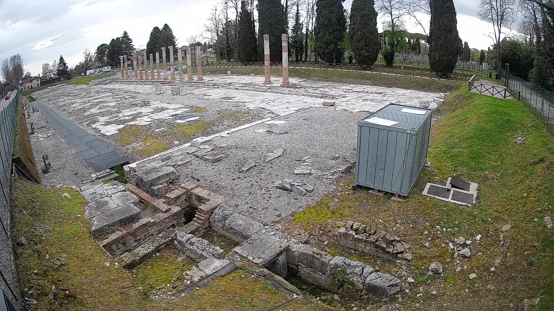 Webcam Foro Romano di Aquileia – Live View of the Ancient Roman Forum