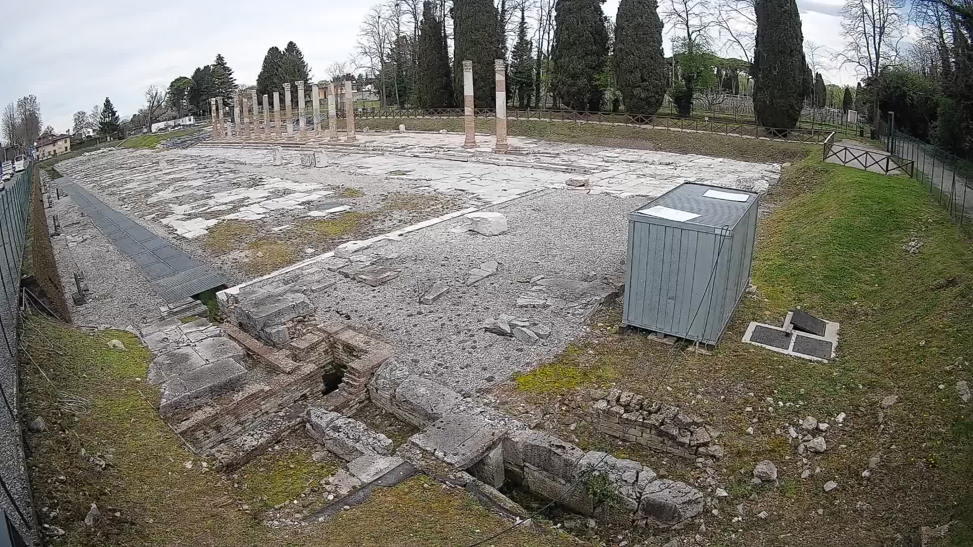 Webcam Forum Romanum von Aquileia – Liveblick auf das antike Zentrum