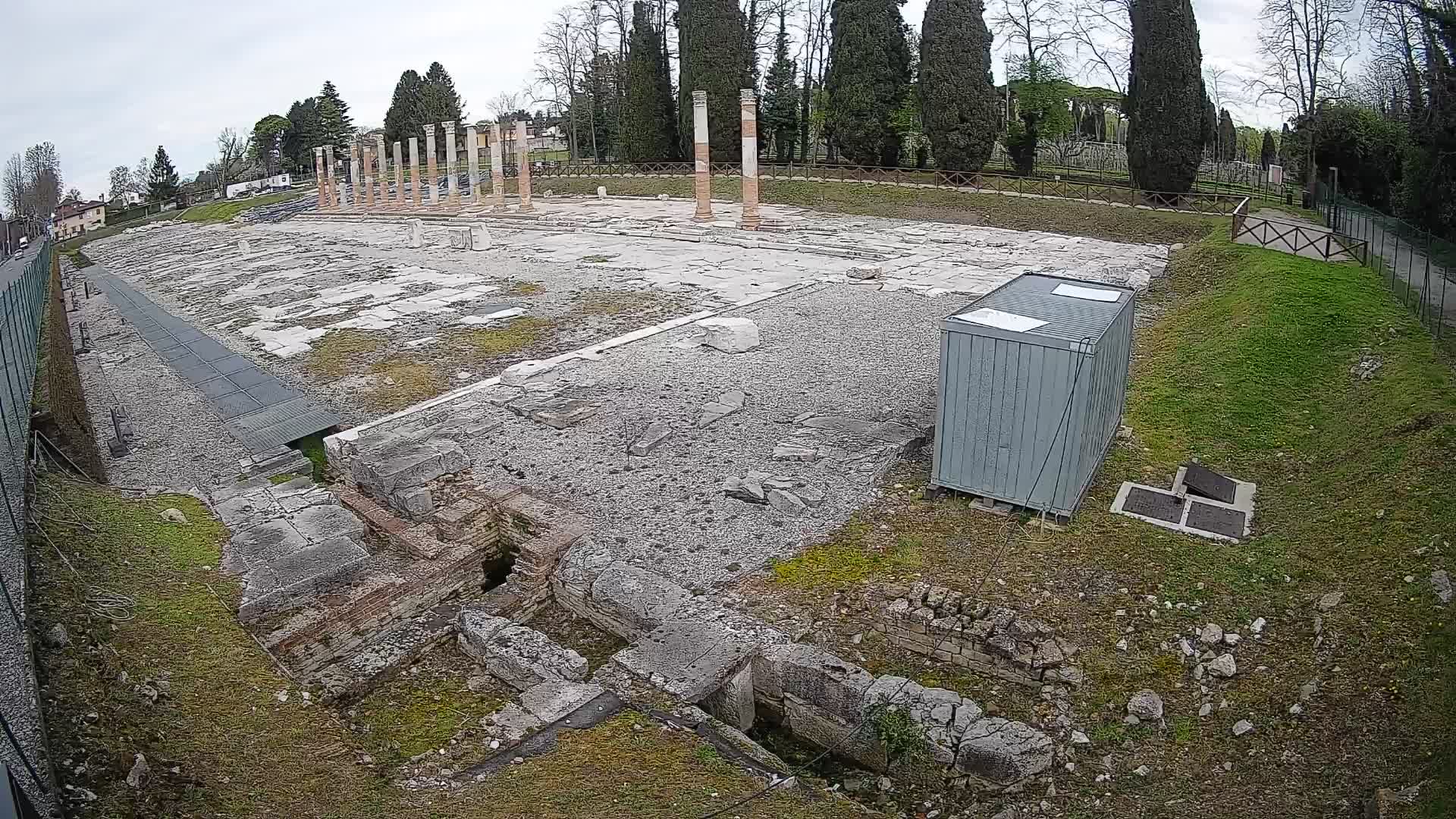 Webcam Forum Romanum von Aquileia – Liveblick auf das antike Zentrum