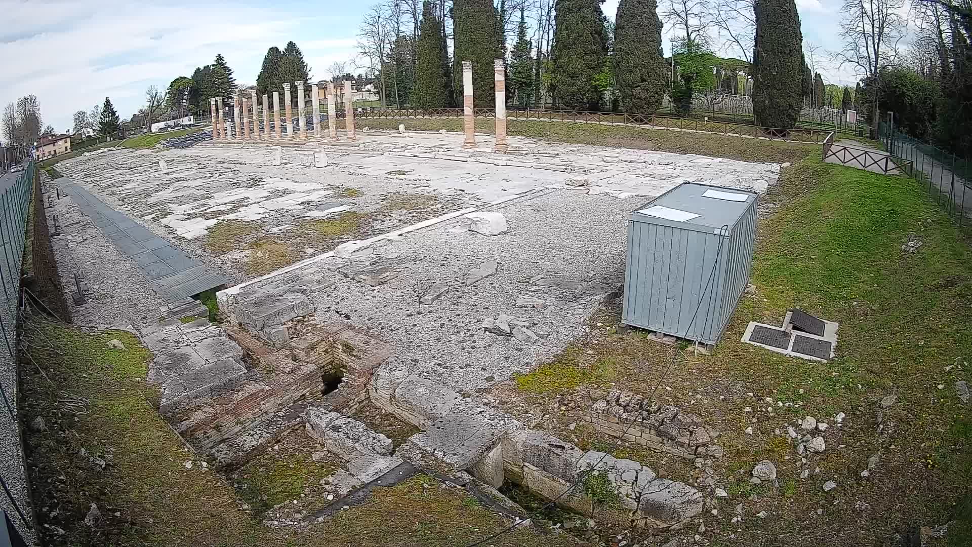 Webcam Foro Romano de Aquileia – Vista en vivo del Foro Romano