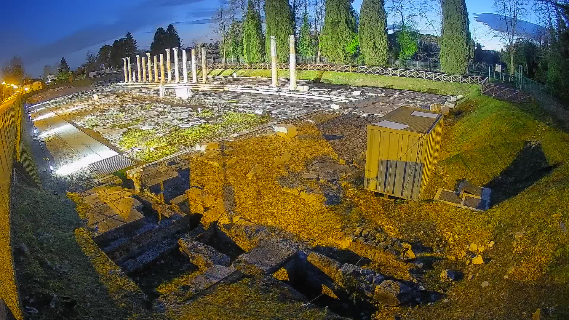 Webcam Foro Romano di Aquileia – Live View of the Ancient Roman Forum