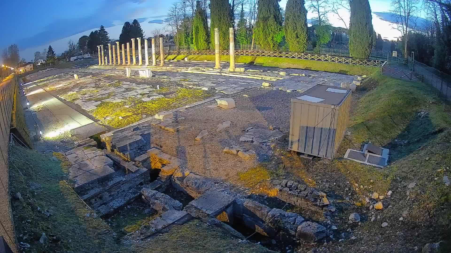 Web kamera Forum Akvileje – Pogled uživo na rimski forum
