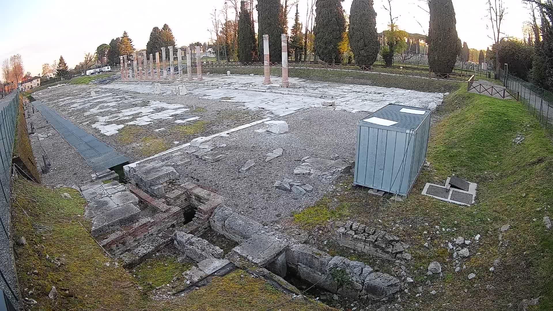 Webcam Foro Romano de Aquileia – Vista en vivo del Foro Romano