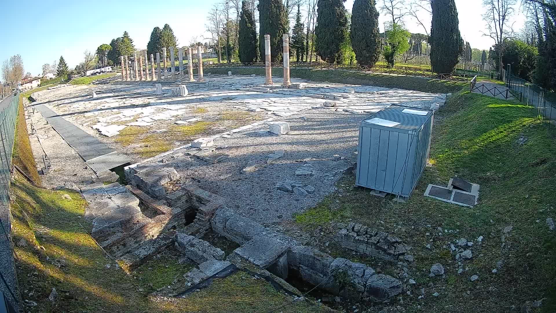 Webcam Foro Romano di Aquileia – Live View of the Ancient Roman Forum