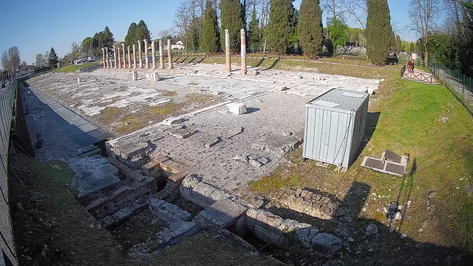 Webcam Foro Romano di Aquileia – Live View of the Ancient Roman Forum