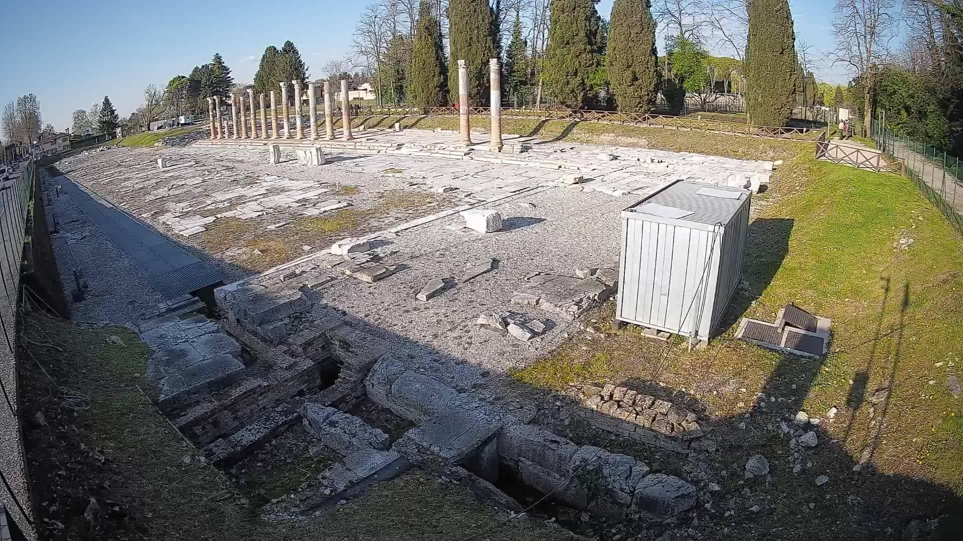 Webcam Foro Romano di Aquileia – Live View of the Ancient Roman Forum