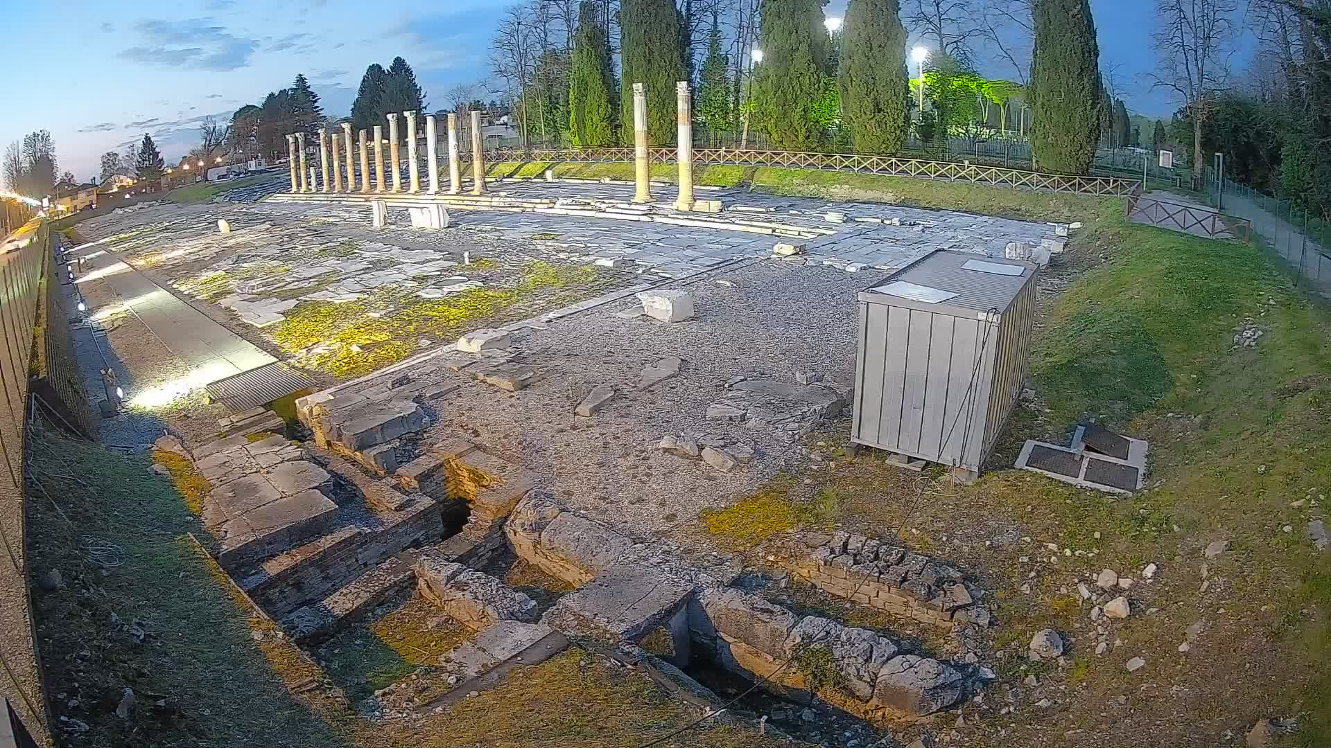 Webcam Foro Romano di Aquileia – Live View of the Ancient Roman Forum