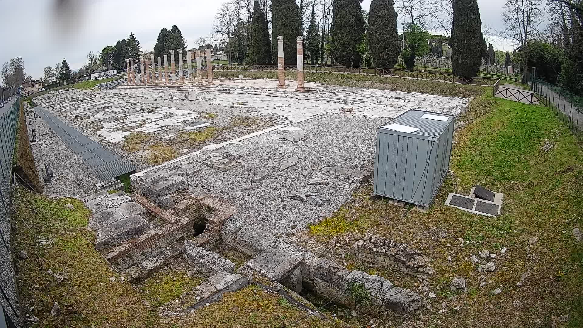 Webcam du Forum Romain d’Aquilée – Vue en direct du site antique
