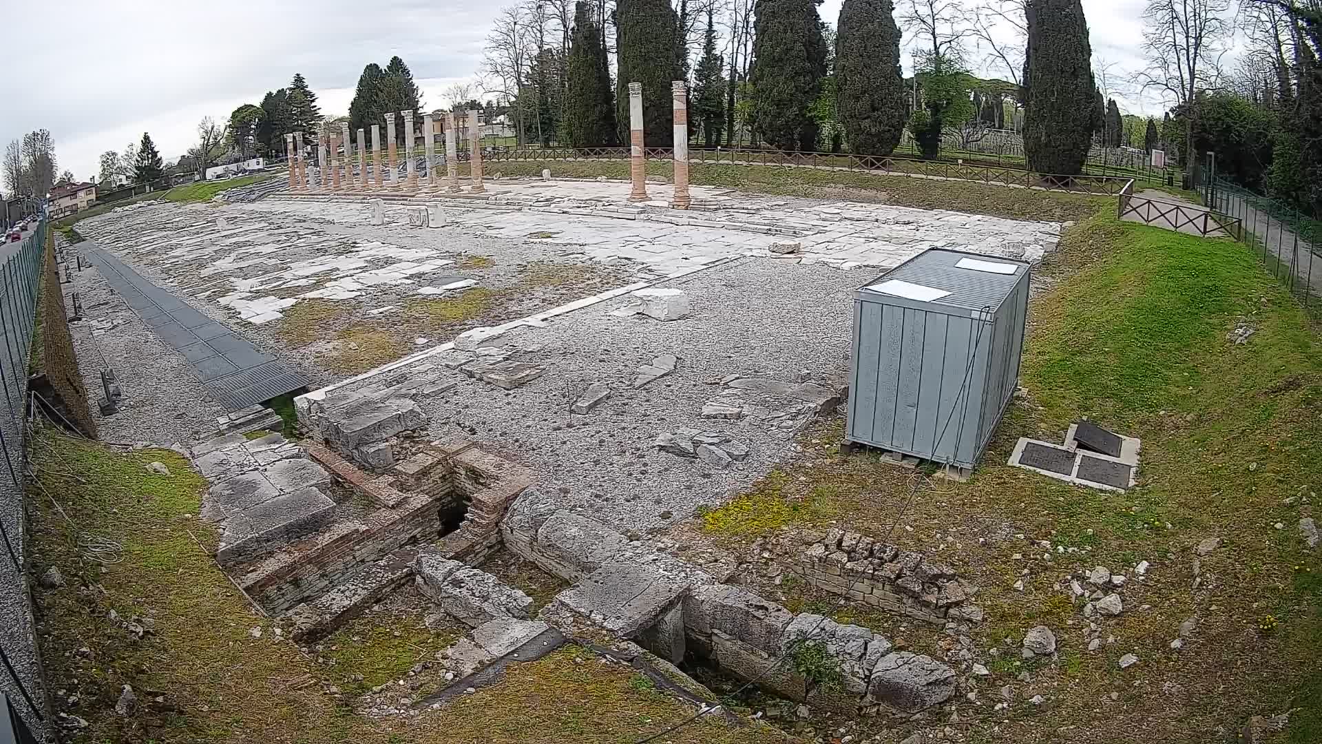 Webcam Forum Romanum von Aquileia – Liveblick auf das antike Zentrum
