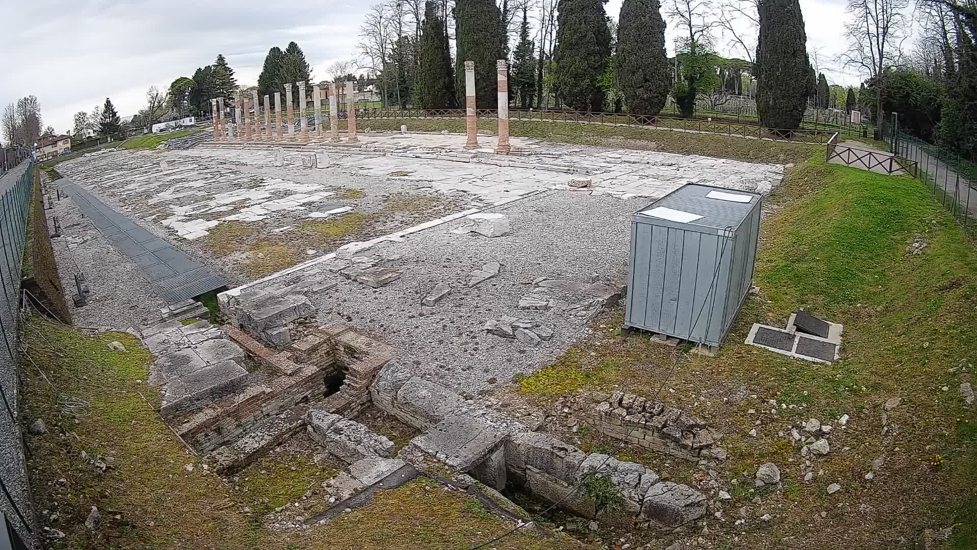 Webcam du Forum Romain d’Aquilée – Vue en direct du site antique