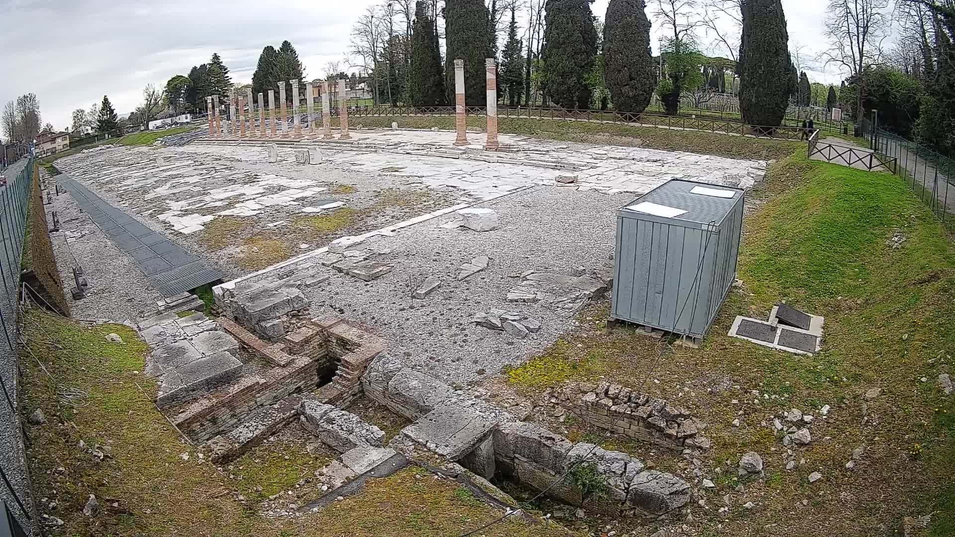 Webcam Foro Romano di Aquileia – Live View of the Ancient Roman Forum