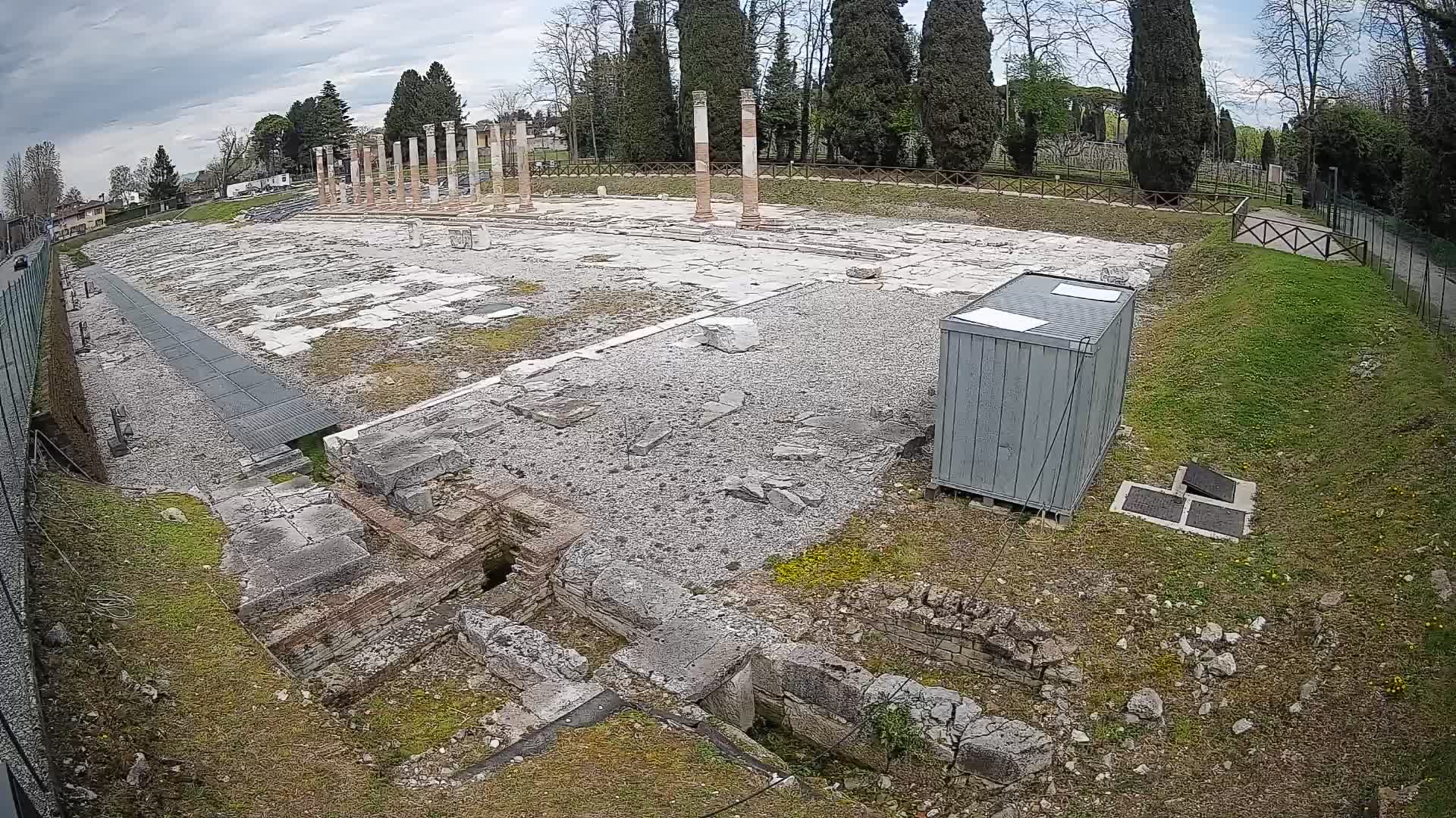 Webcam Forum Romanum von Aquileia – Liveblick auf das antike Zentrum