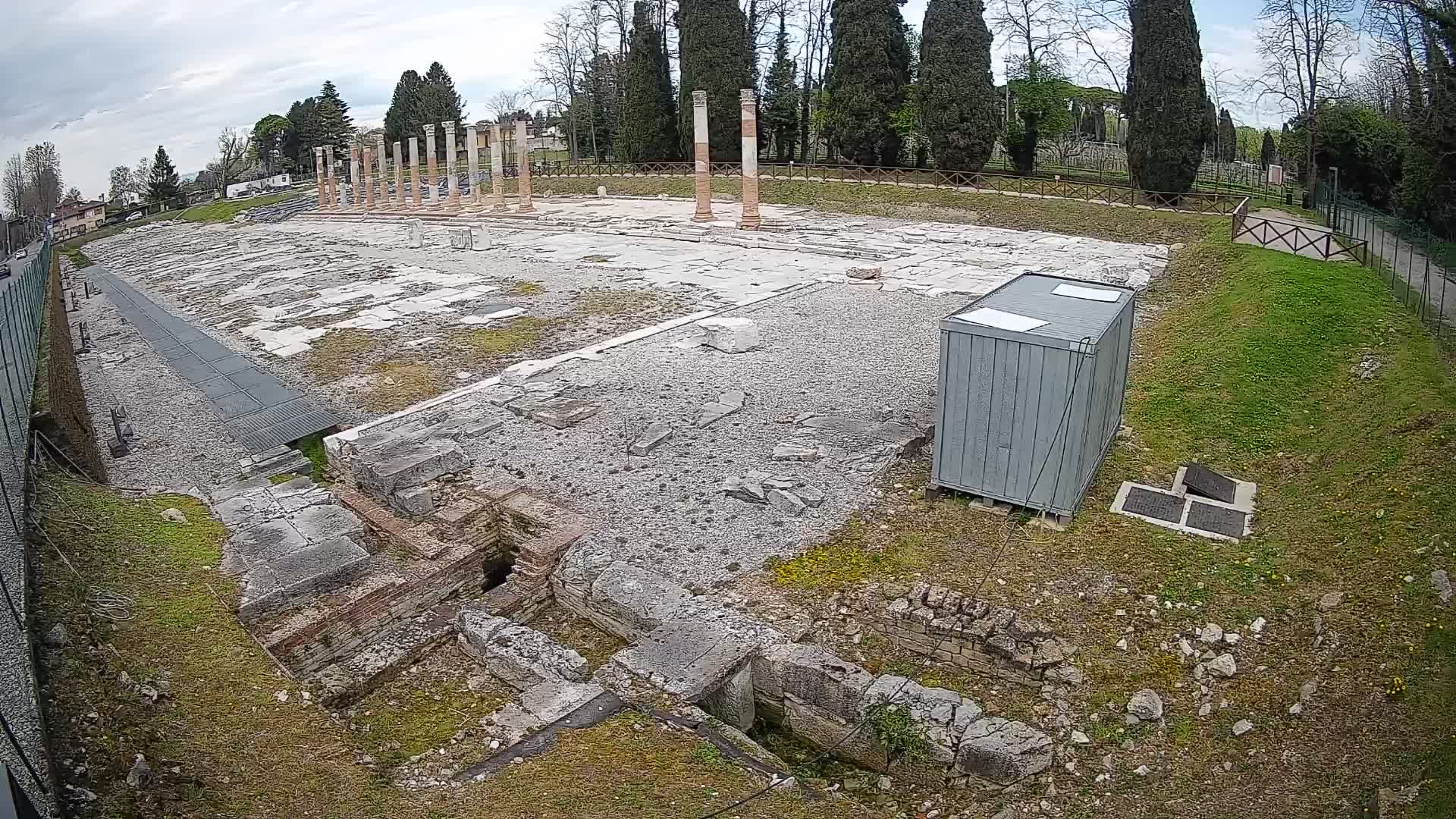 Webcam du Forum Romain d’Aquilée – Vue en direct du site antique