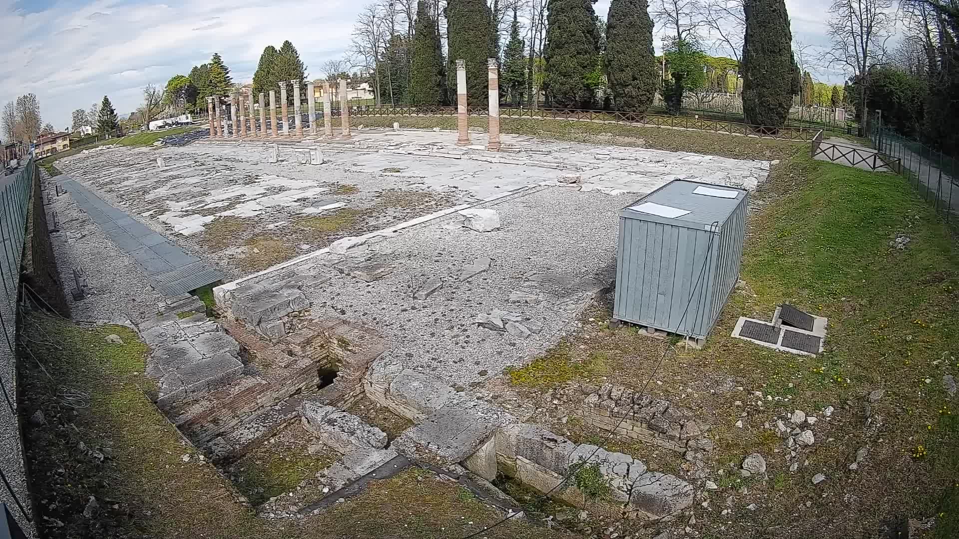 Webcam Forum Romanum von Aquileia – Liveblick auf das antike Zentrum
