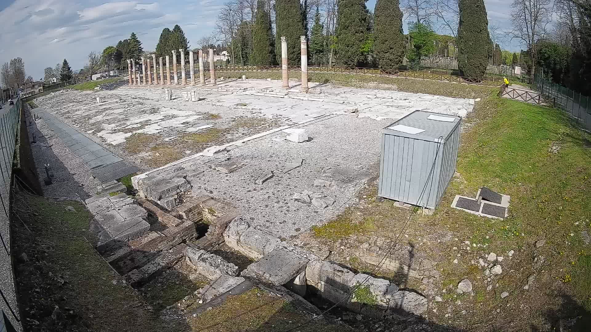 Webcam Forum Romanum von Aquileia – Liveblick auf das antike Zentrum