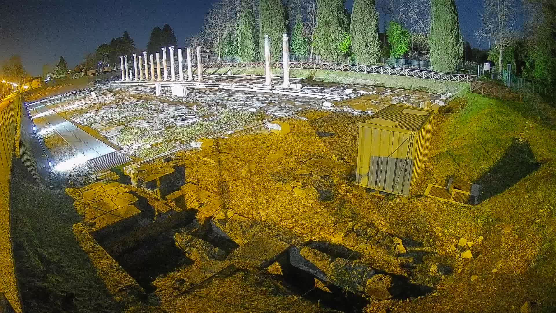 Webcam Forum Romanum von Aquileia – Liveblick auf das antike Zentrum