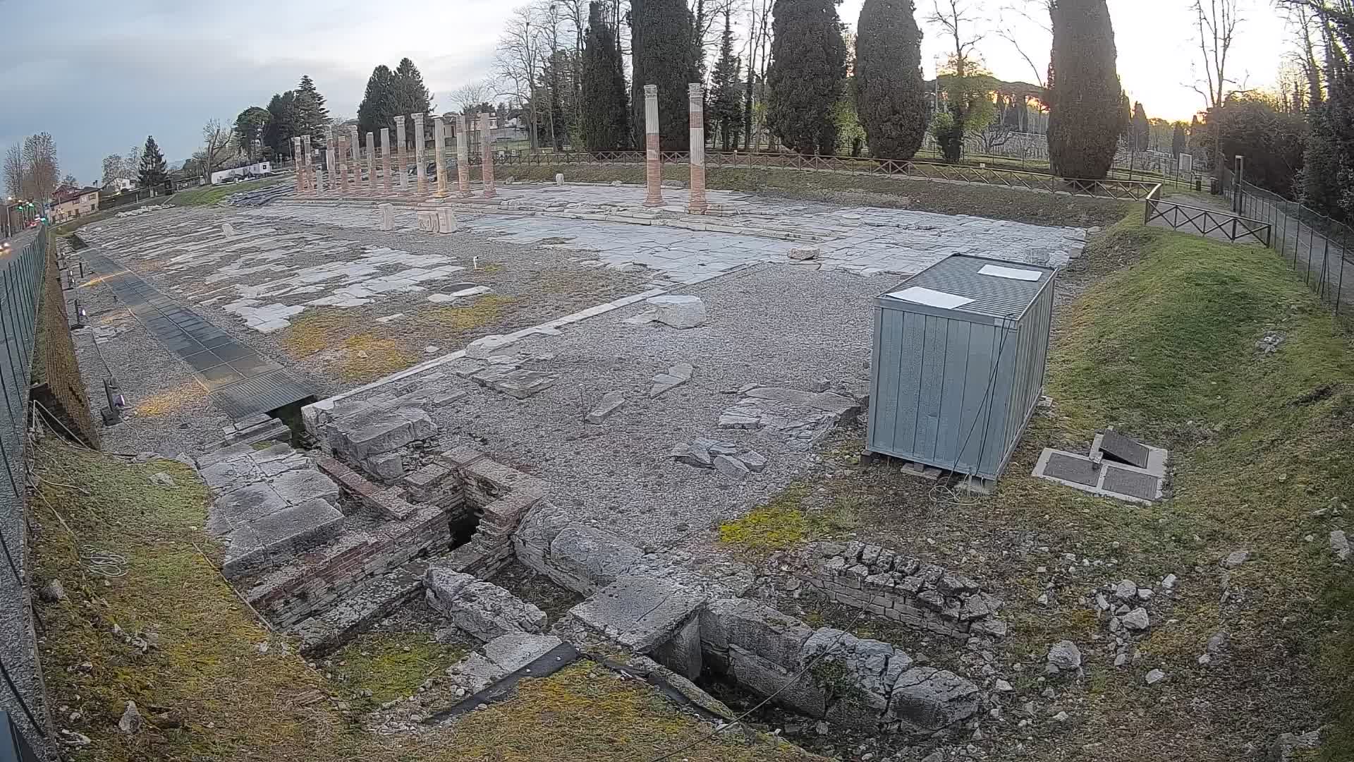 Webcam Forum Romanum von Aquileia – Liveblick auf das antike Zentrum