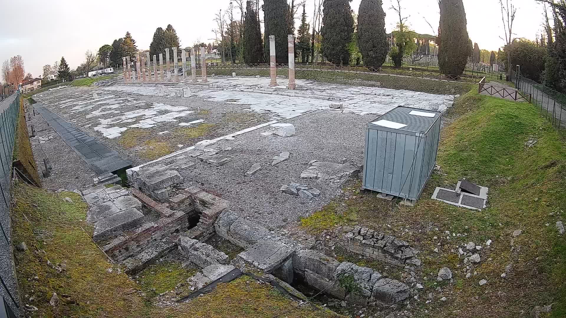 Webcam Forum Romanum von Aquileia – Liveblick auf das antike Zentrum