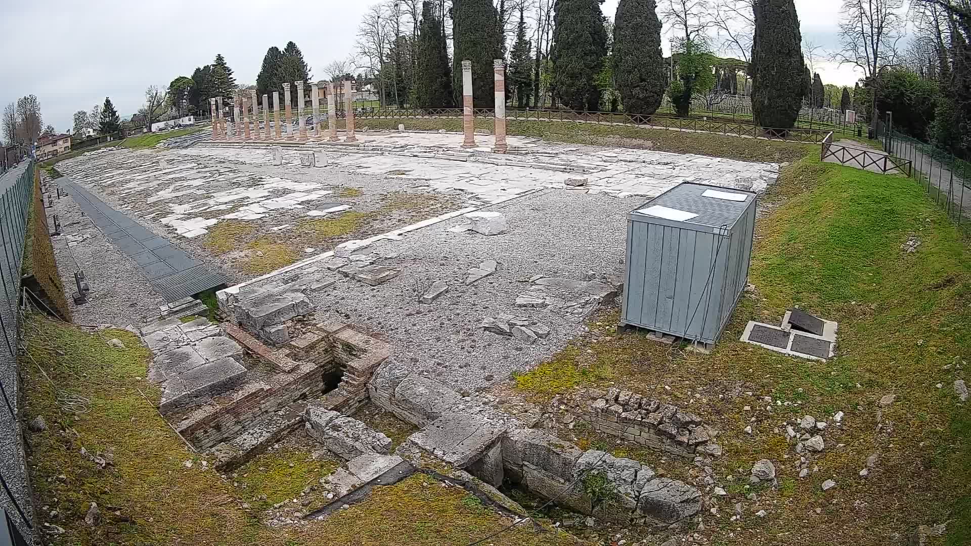 Webcam Forum Romanum von Aquileia – Liveblick auf das antike Zentrum