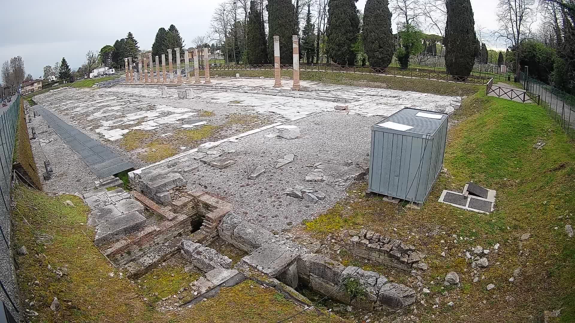 Webcam Forum Romanum von Aquileia – Liveblick auf das antike Zentrum