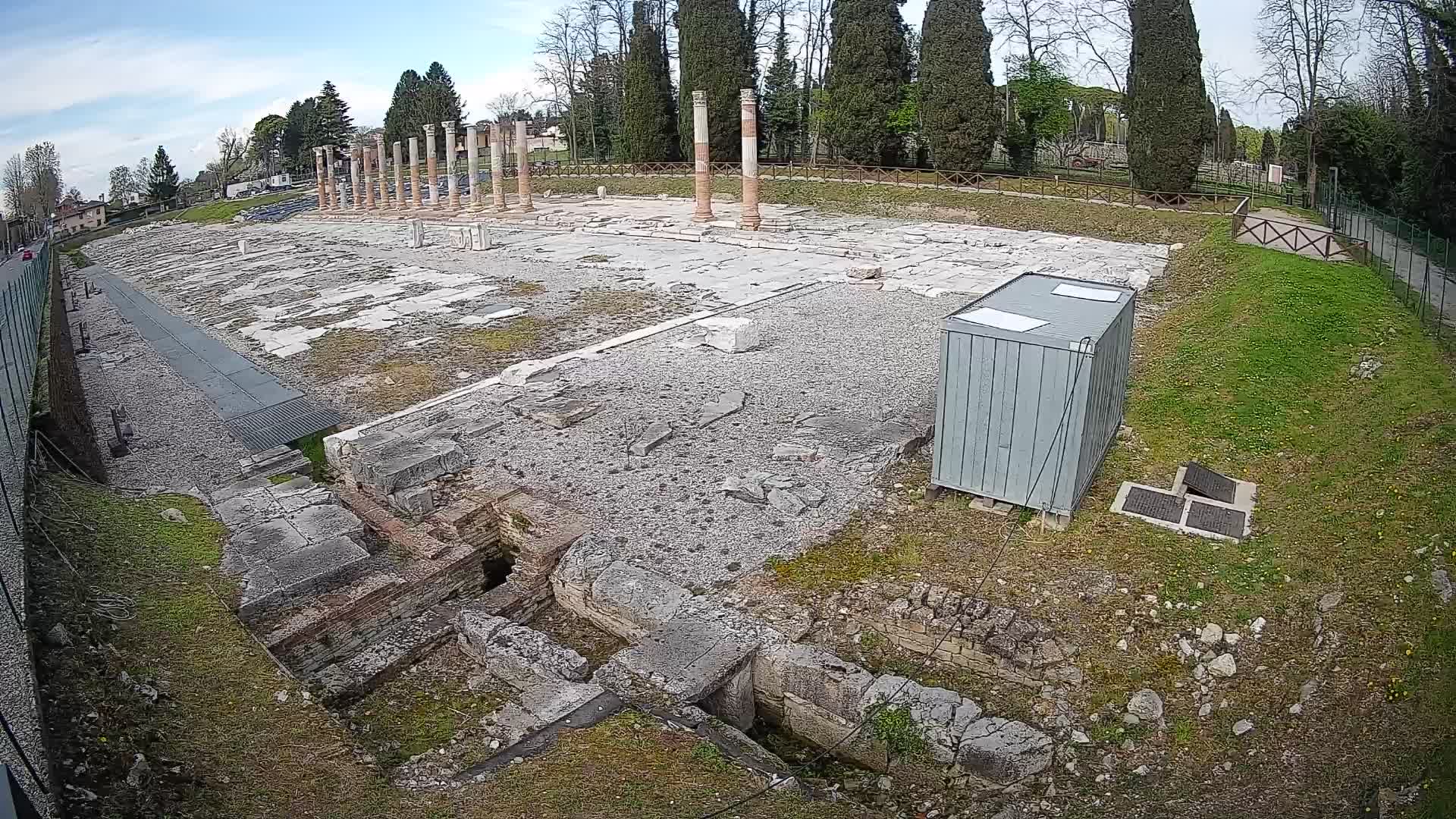 Webcam Foro Romano di Aquileia – Live View of the Ancient Roman Forum