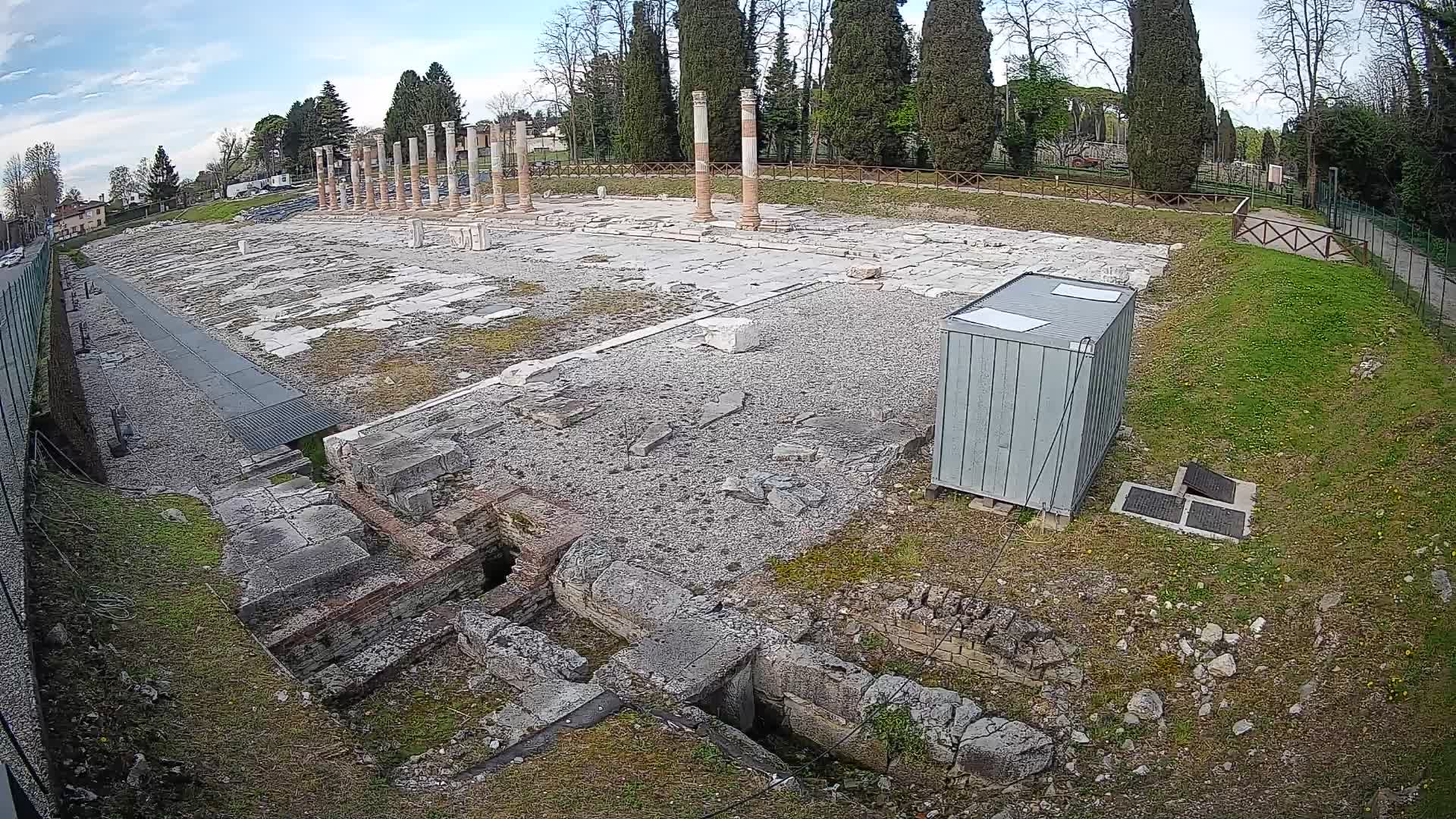 Webcam Foro Romano di Aquileia – Live View of the Ancient Roman Forum