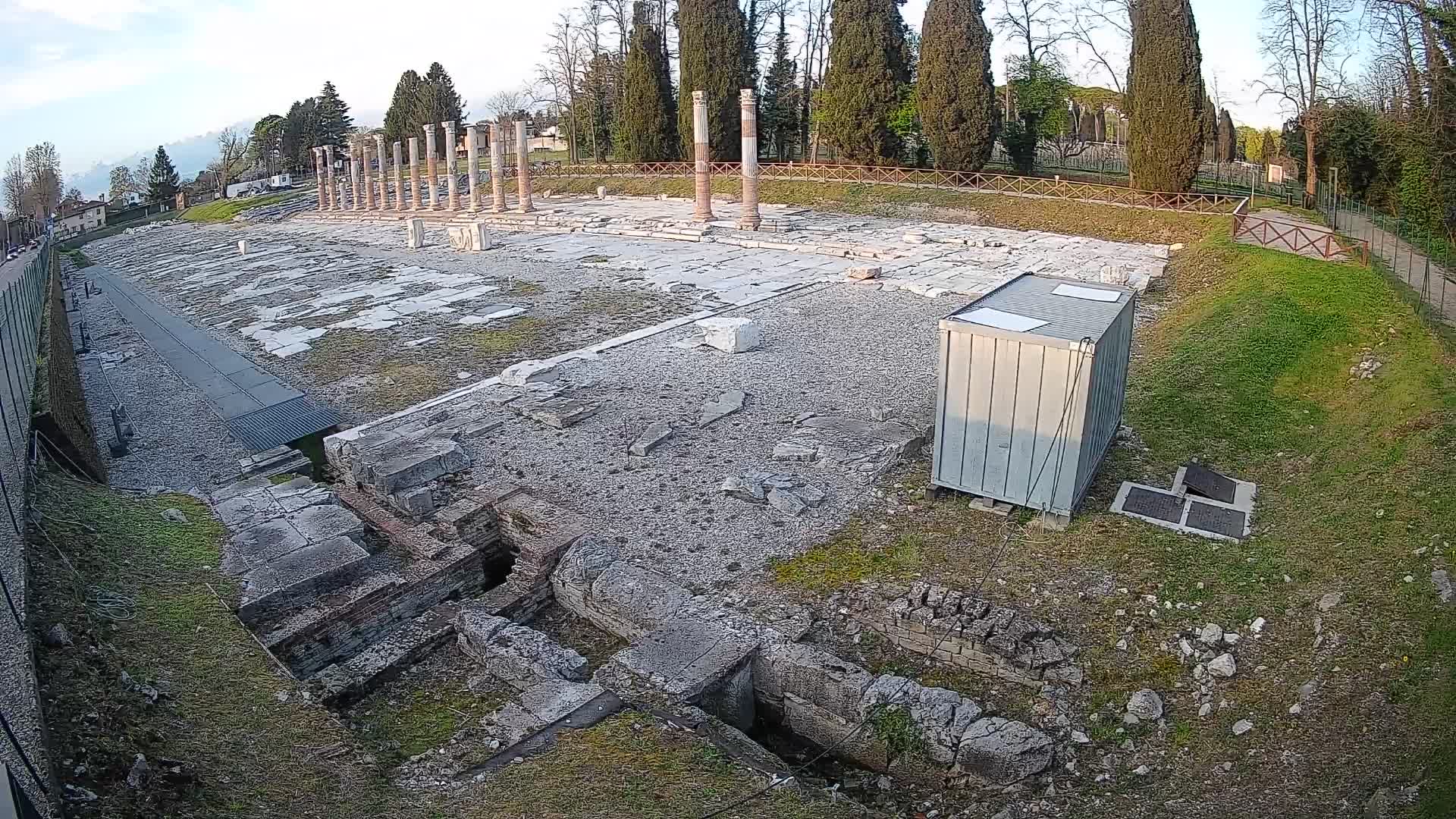 Webcam Foro Romano di Aquileia – Live View of the Ancient Roman Forum