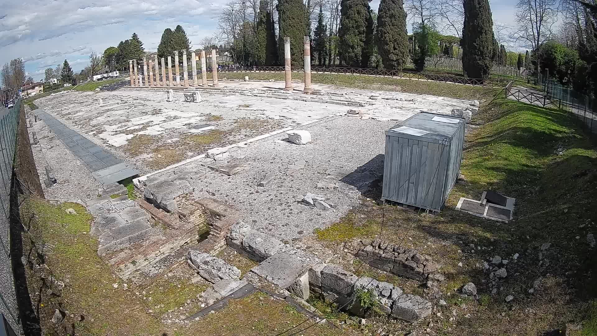 Webcam Foro Romano di Aquileia – Live View of the Ancient Roman Forum