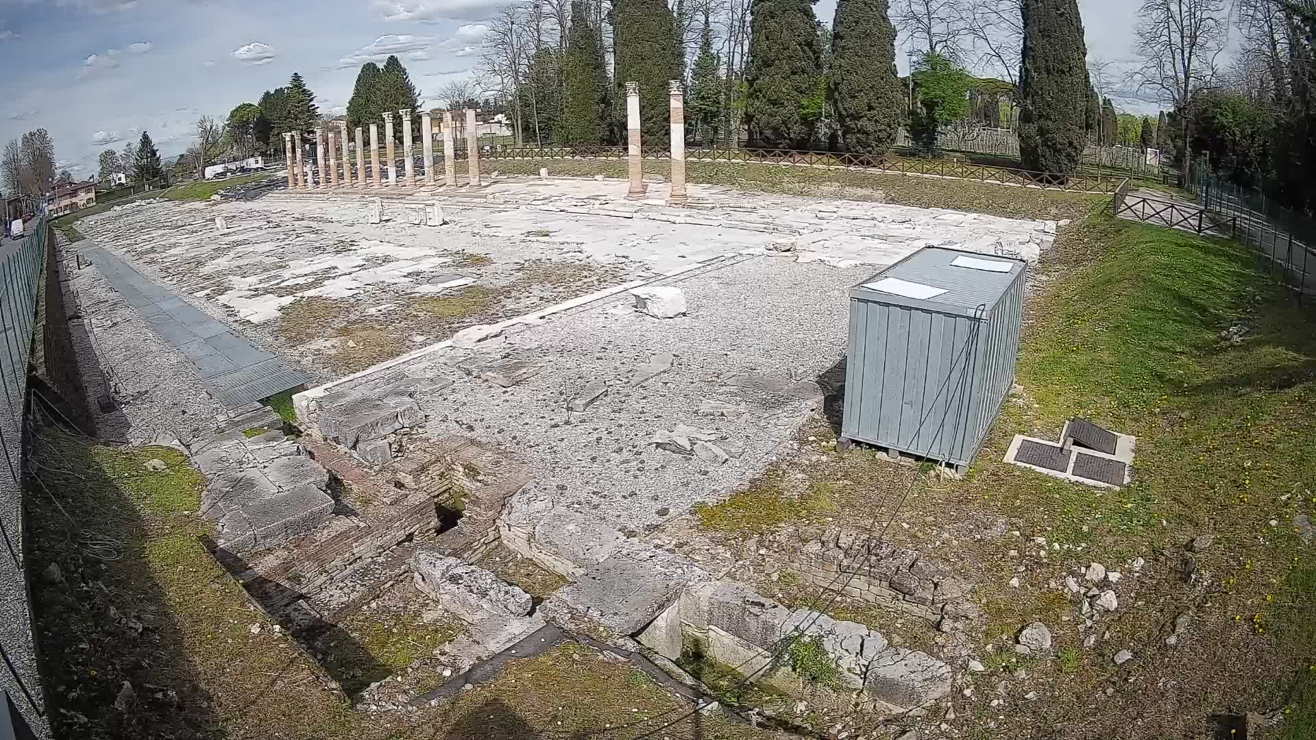 Webcam Foro Romano di Aquileia – Live View of the Ancient Roman Forum