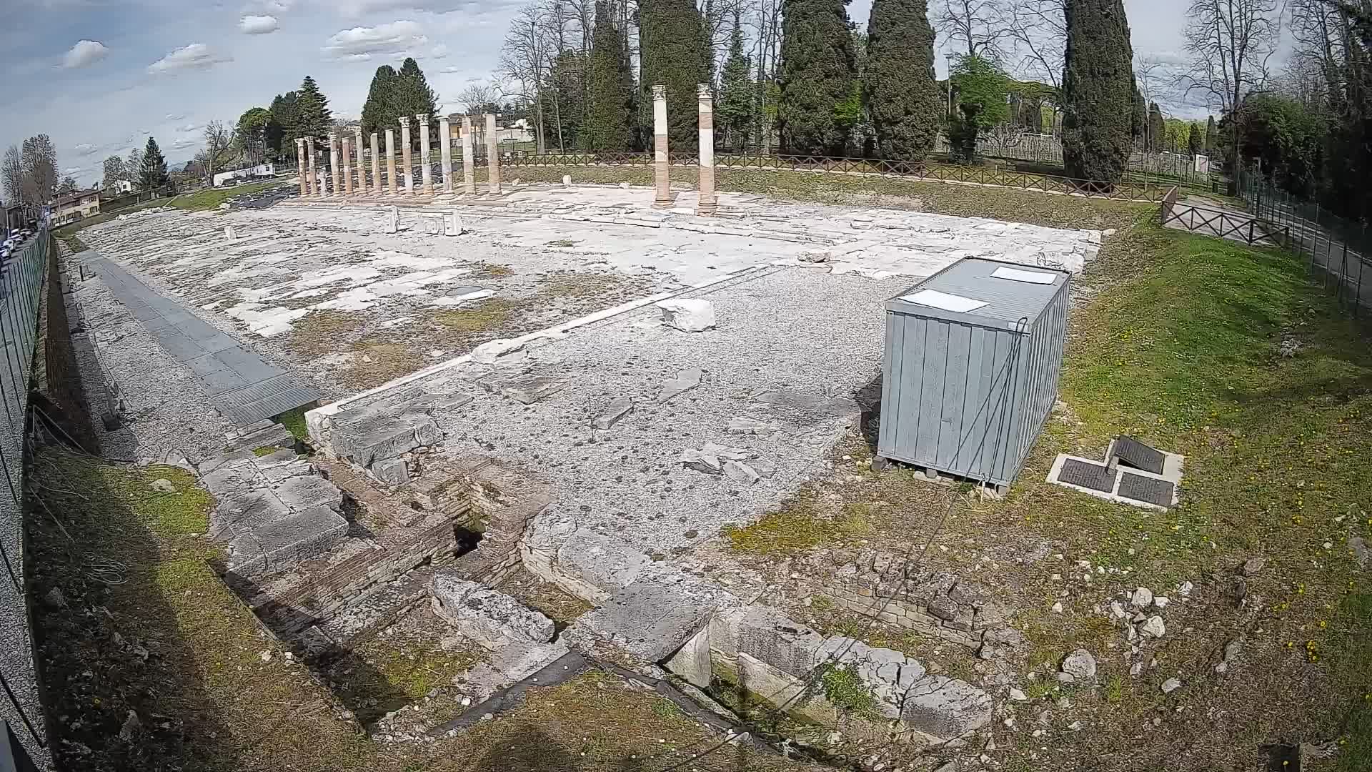 Webcam Forum Romanum von Aquileia – Liveblick auf das antike Zentrum