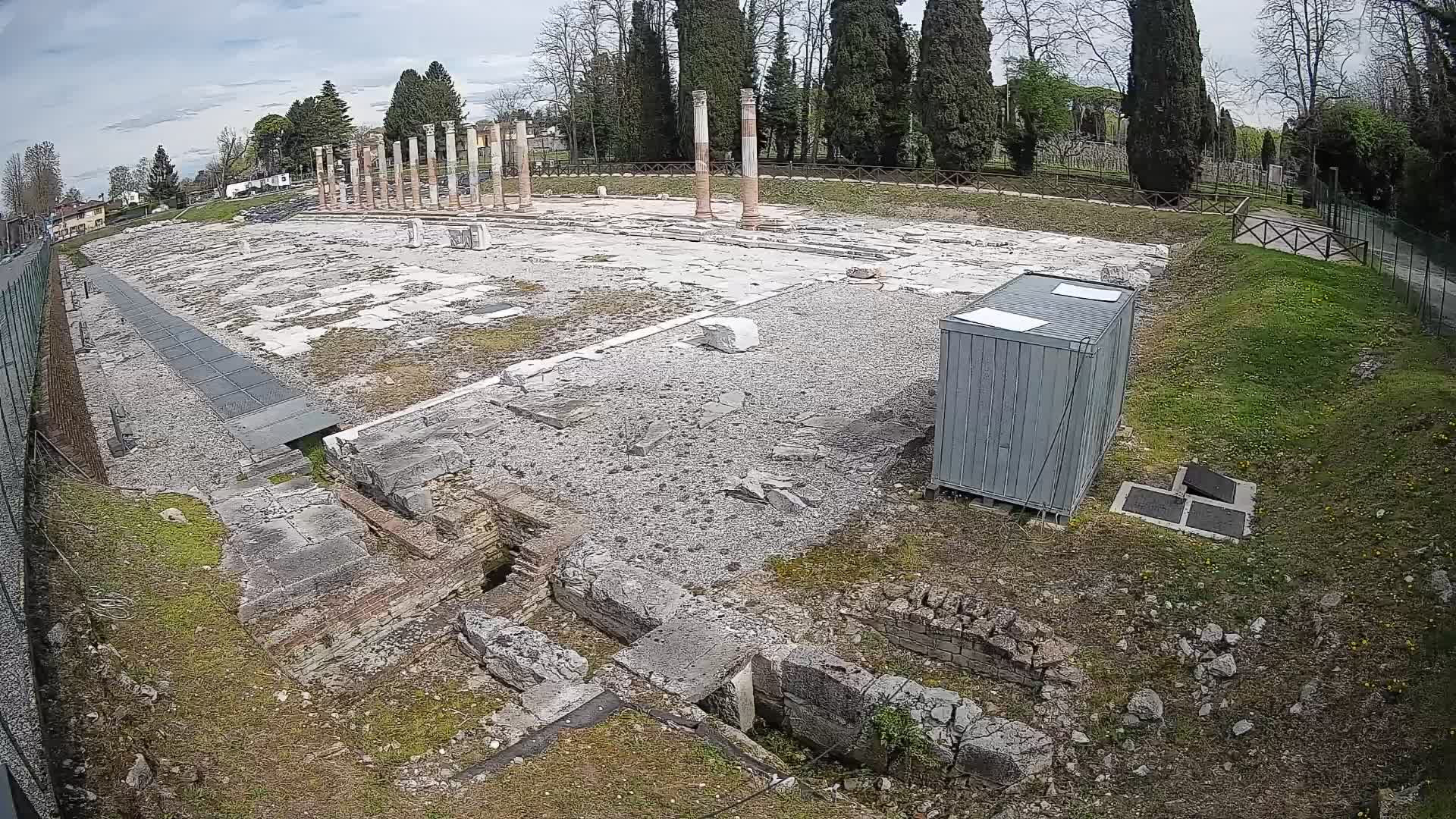 Webcam Foro Romano di Aquileia – Live View of the Ancient Roman Forum