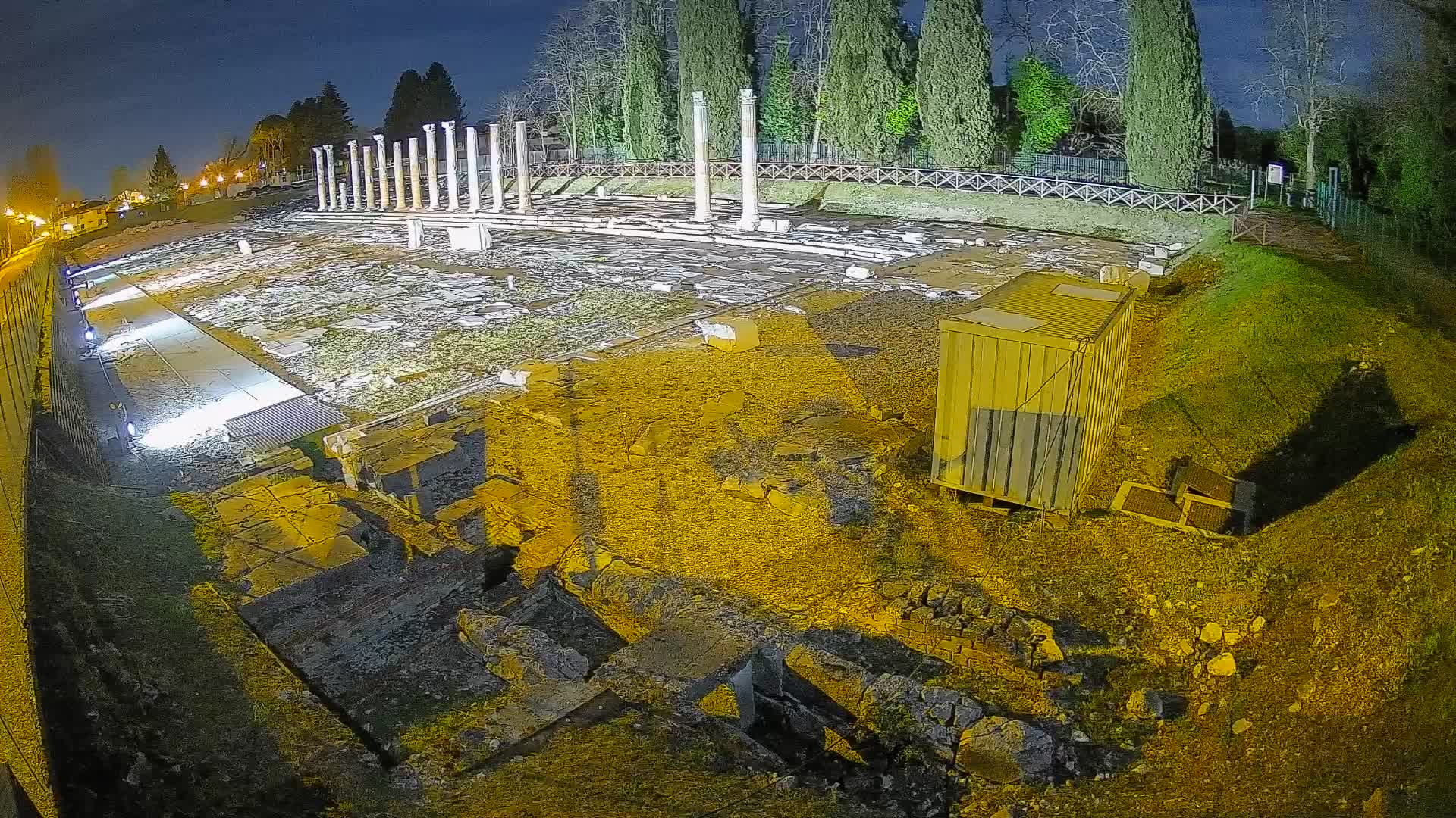 Webcam Forum Romanum von Aquileia – Liveblick auf das antike Zentrum