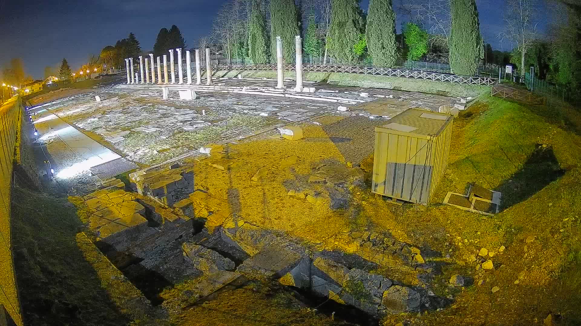 Webcam Forum Romanum von Aquileia – Liveblick auf das antike Zentrum