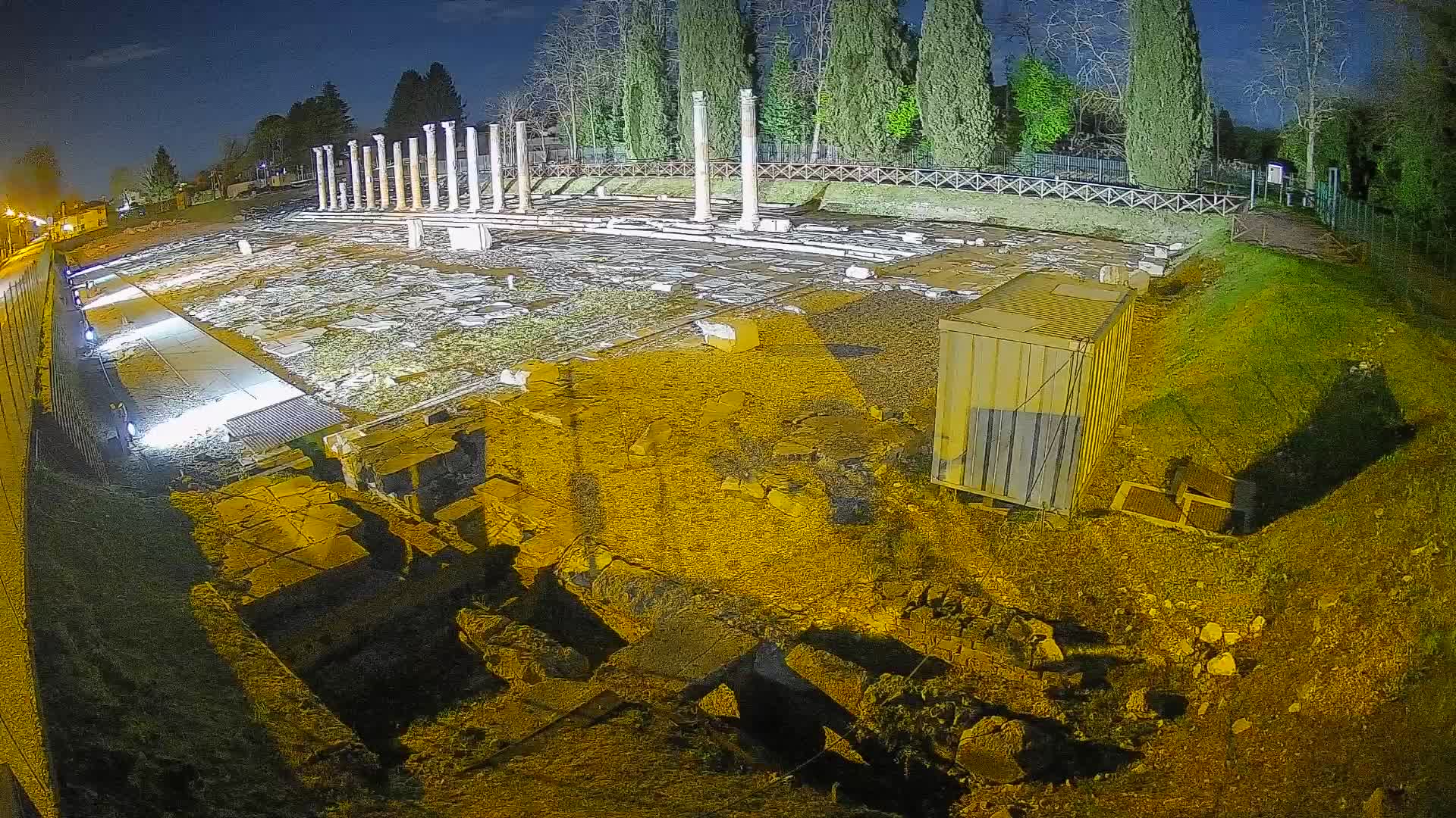 Webcam Foro Romano de Aquileia – Vista en vivo del Foro Romano