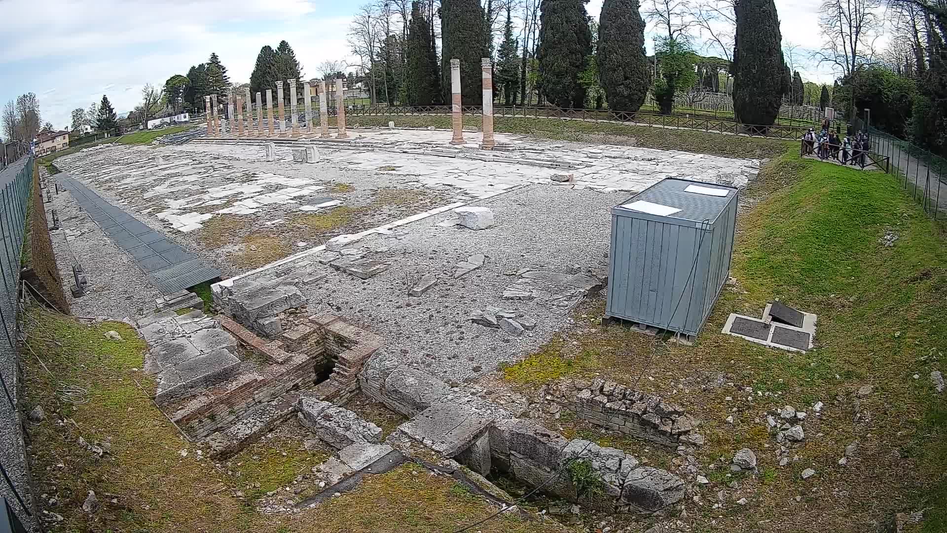 Webcam Foro Romano di Aquileia – Live View of the Ancient Roman Forum
