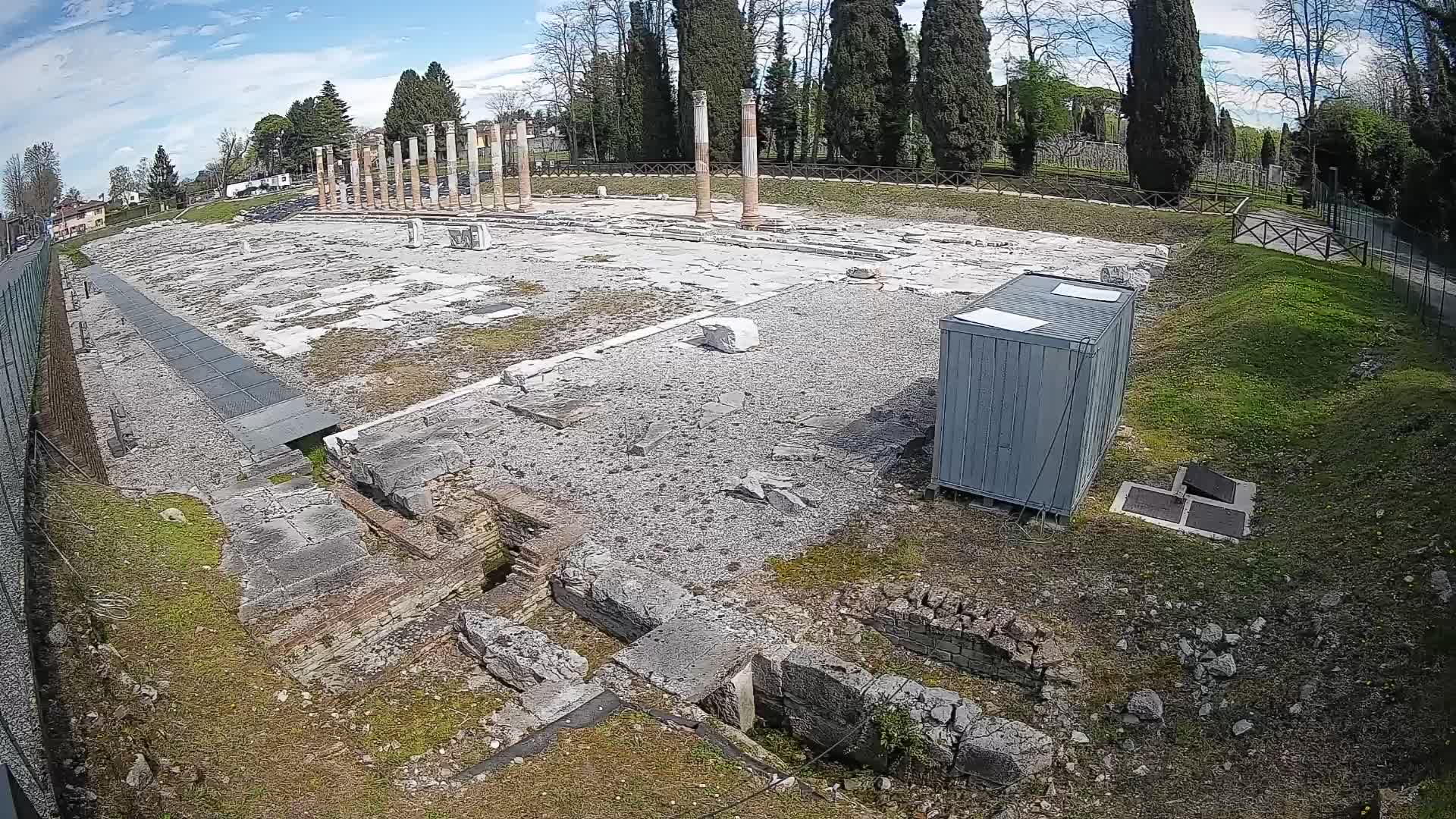 Web kamera Forum Akvileje – Pogled uživo na rimski forum