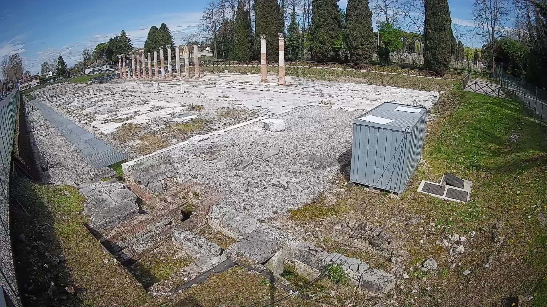 Webcam Foro Romano de Aquileia – Vista en vivo del Foro Romano