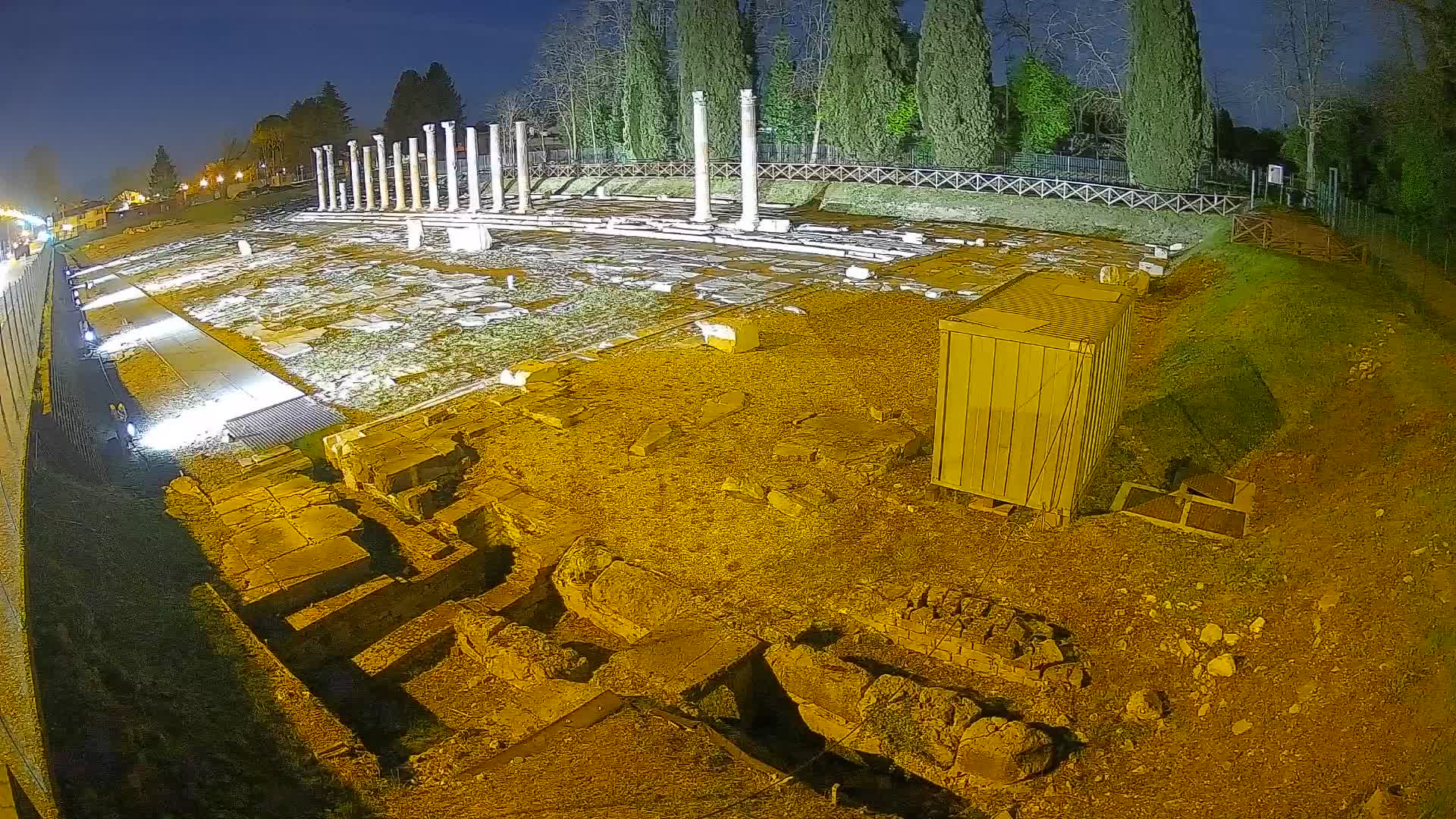 Webcam Forum Romanum von Aquileia – Liveblick auf das antike Zentrum