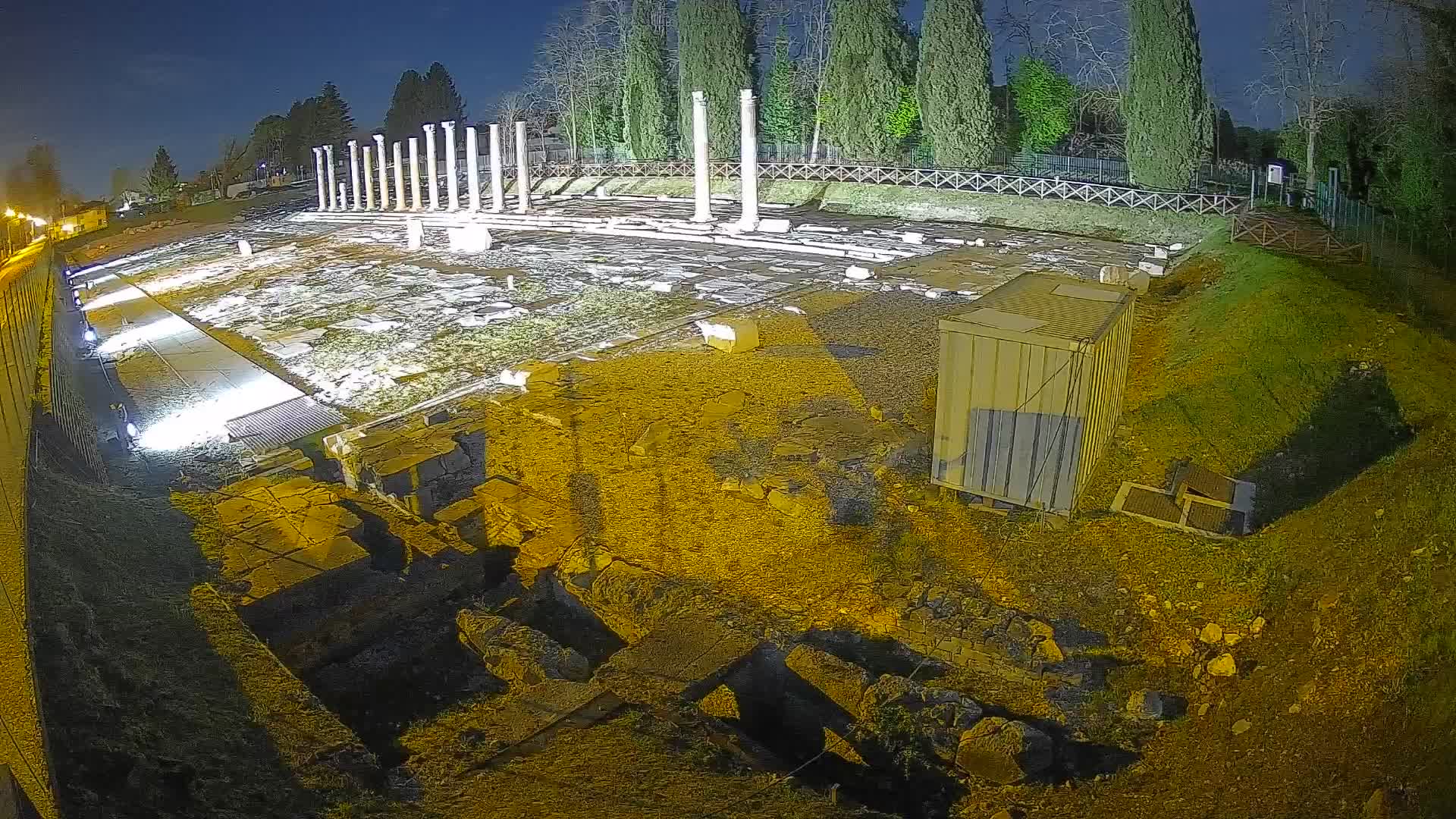 Webcam Forum Romanum von Aquileia – Liveblick auf das antike Zentrum